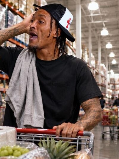 Michael Beasley overwhelmed while shopping at Costco - via eurAI