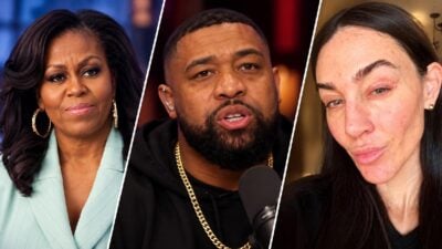 Michelle Obama Brandon Tatum Brandon Tatum's wife - Getty YouTube screenshot