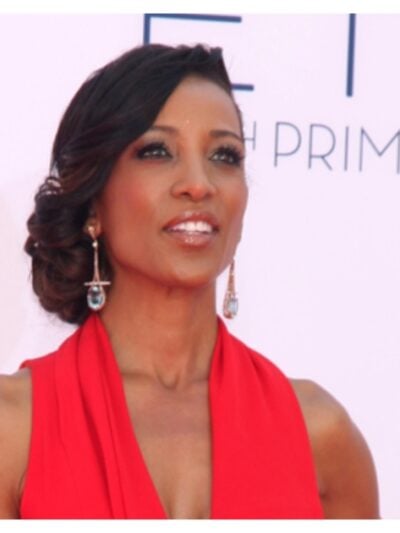 Shaun Robinson at the EMMY Awards