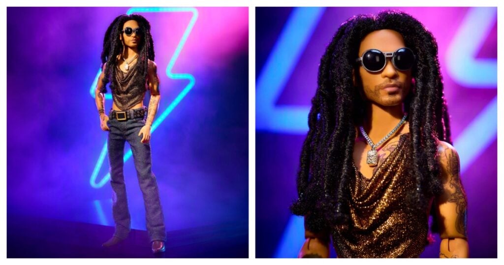 Lenny Kravitz Gets His Own Ken Doll, Mesh Shirt and All