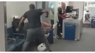Black Traveler Punches Man After Airport Exchange Turns Racial | WATCH