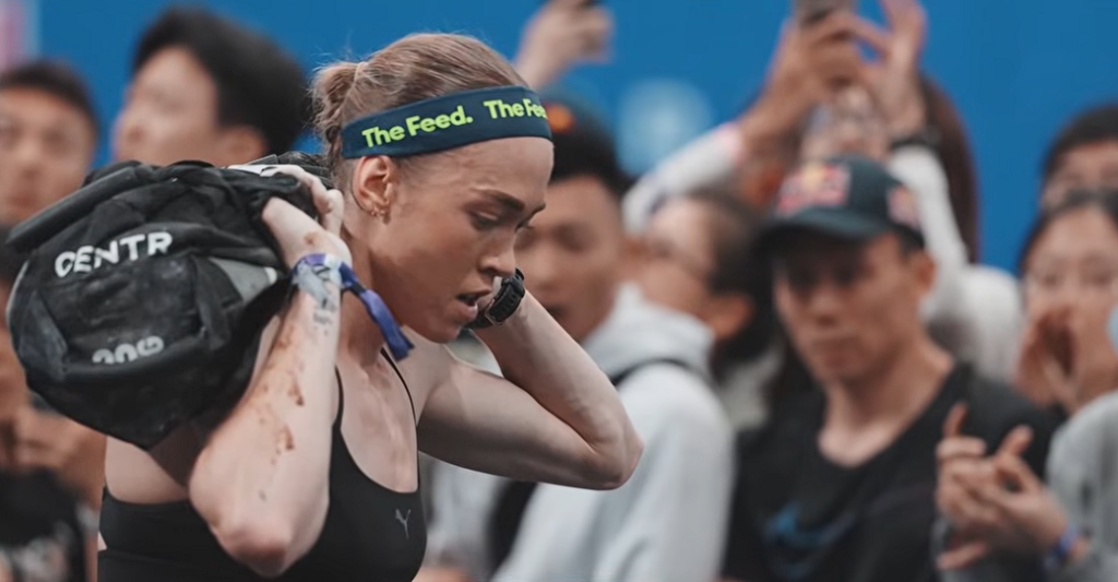 athlete soils herself during competition