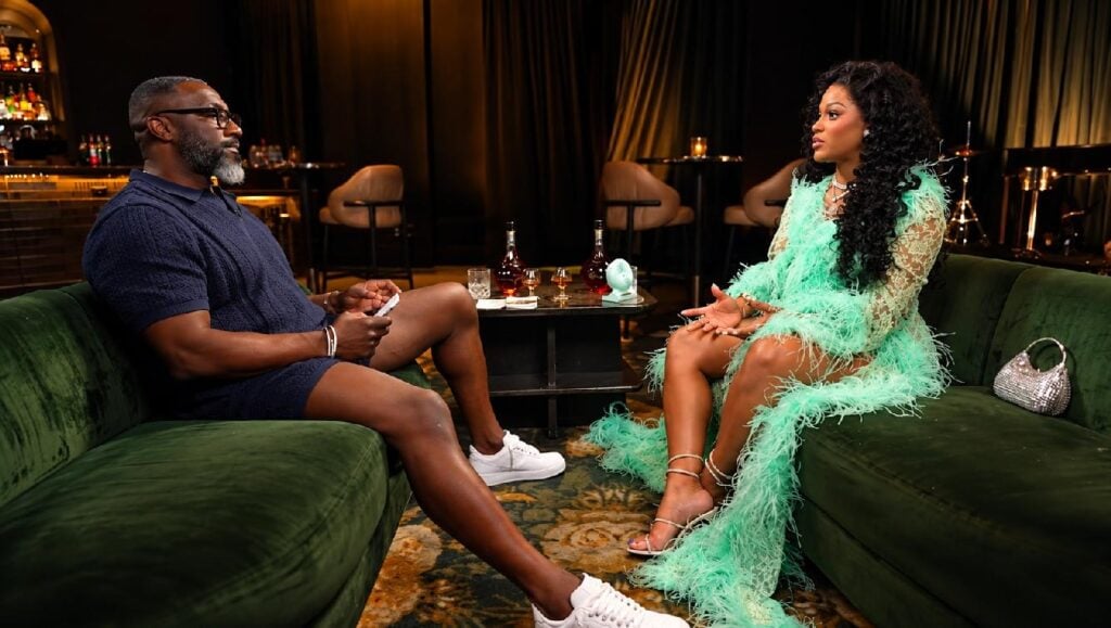 Shannon Sharpe and Joseline Hernandez - via screenshot