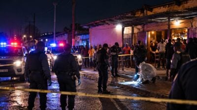 South African police investigate a deadly night of shootings