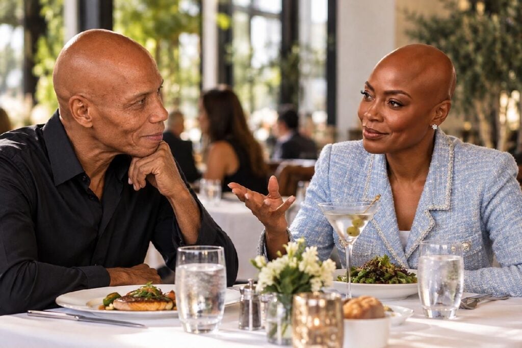 Steve and Tina at lunch - via eurAI