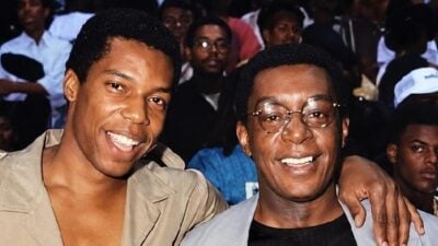 Tony and Don Cornelius