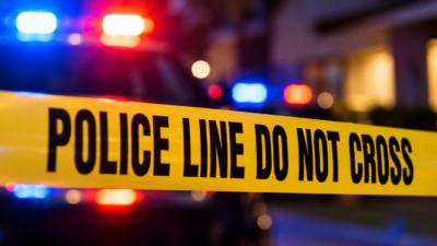 police tape crime scene