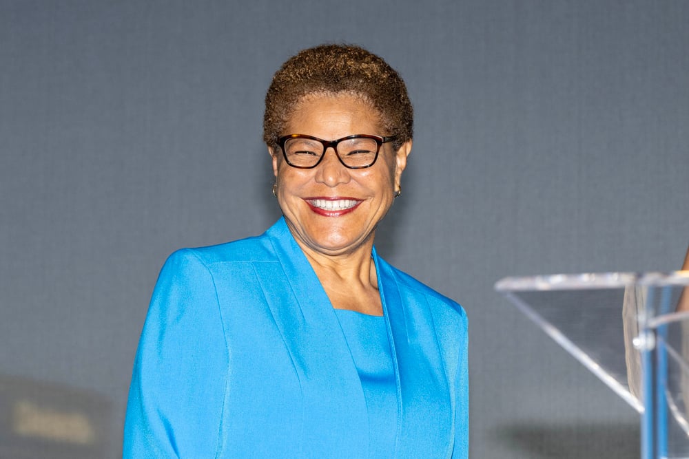 Mayor Karen Bass at charity event