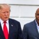 Donald Trump and Mike Tyson leaving White House to board Marine One - screenshot