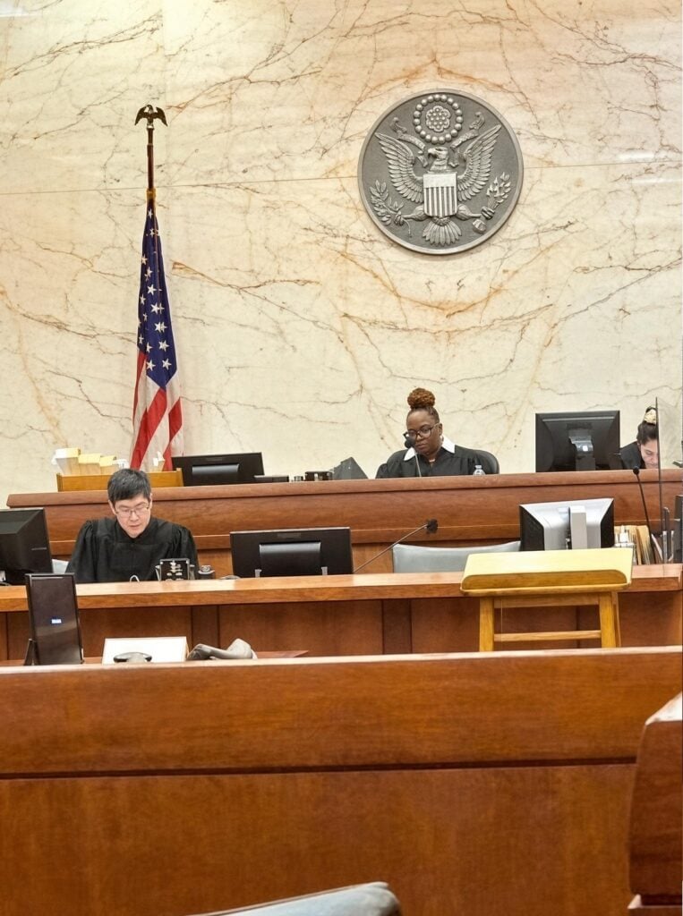 Dr. Tara S. Merchant, JD - presiding in court