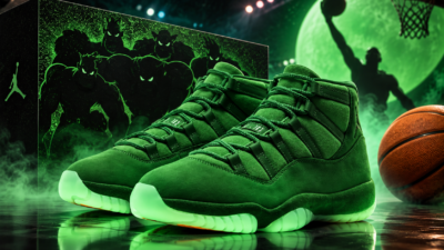 AI-generated image of Air Jordan 11 'Monstars' Sneakers