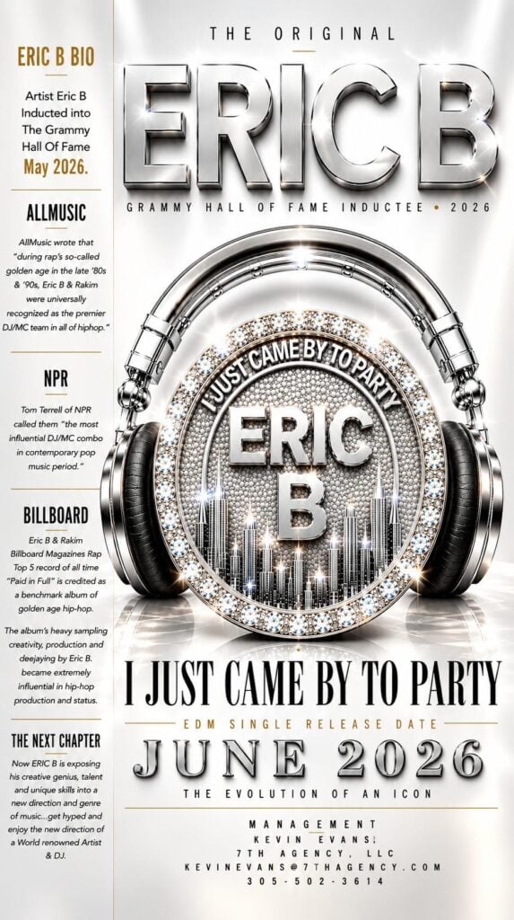 Eric B - I Just Came by to Party promo