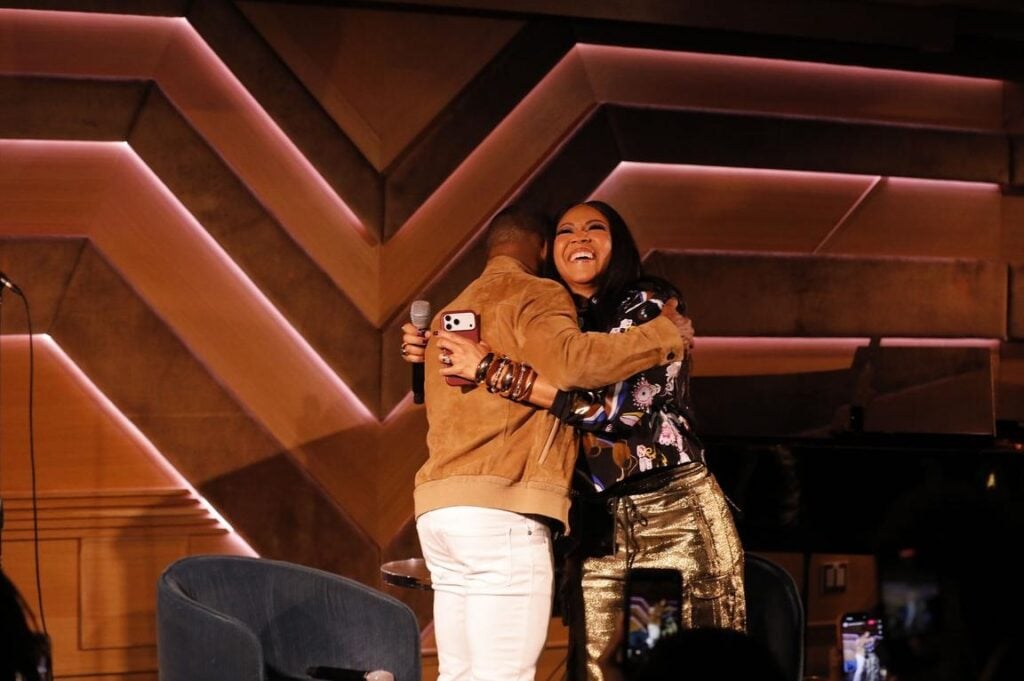 Kirk Franklin and Erica Campbell at Sun Rose