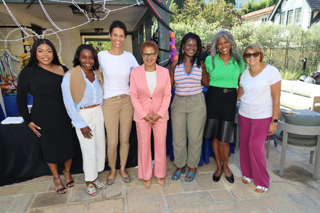LA Black Media Breakfast - Angelica Nwandu (CEO of the shaderoom), Amanda Henry, DMA. Mayor Bass, Abené Clayton, Leslie Maxie, Yolanda Parker
