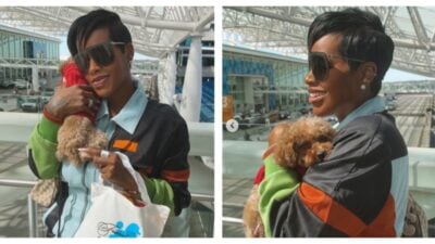Fantasia's New Look Steals Attention From Her New Poodle
