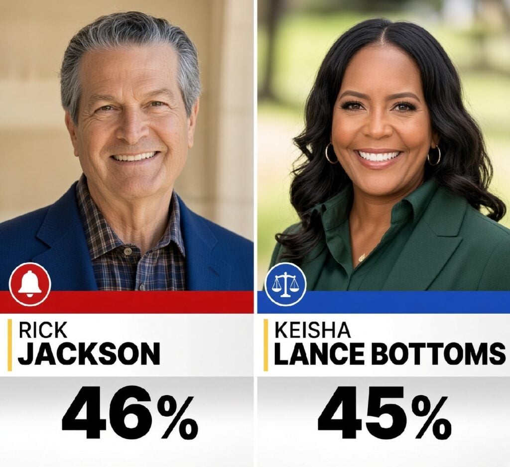 Rick Jackson and Keisha Lance Bottoms - screenshot