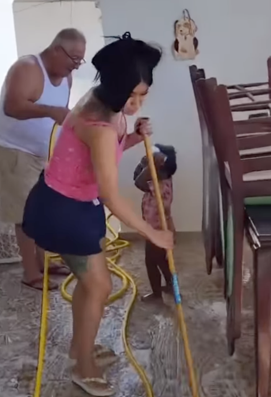 Cardi B deep cleans grandma’s house in the Dominican Republic