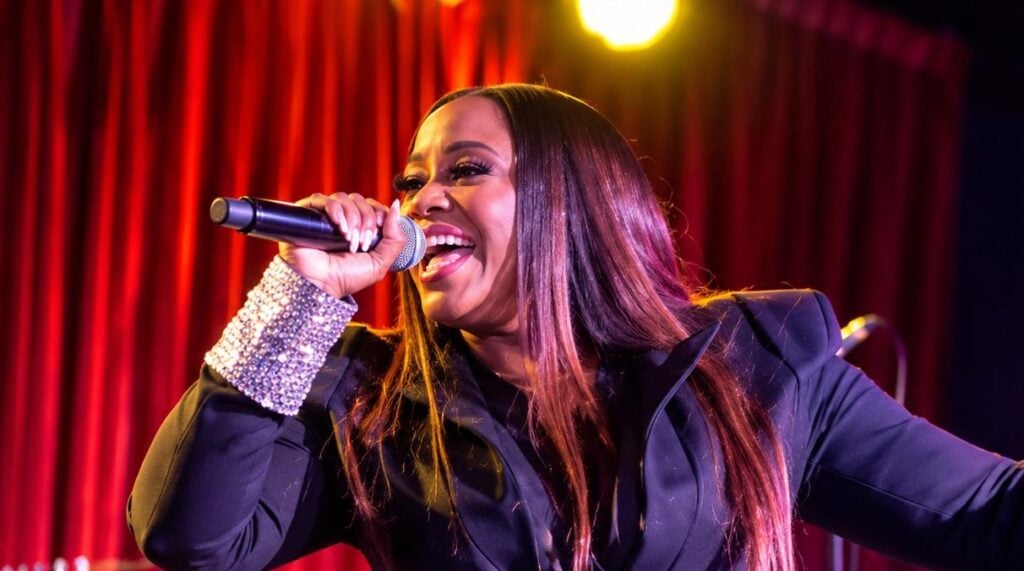 Shanice singing Square Biz - screenshot