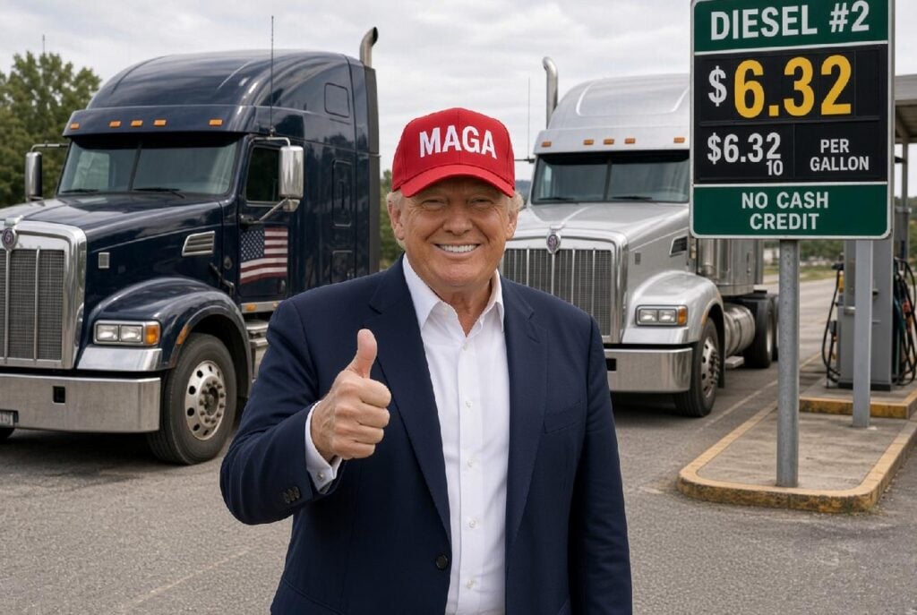 'Small price to pay' — Trump smiles and thumbs-up the $6.32 diesel / via eurAI