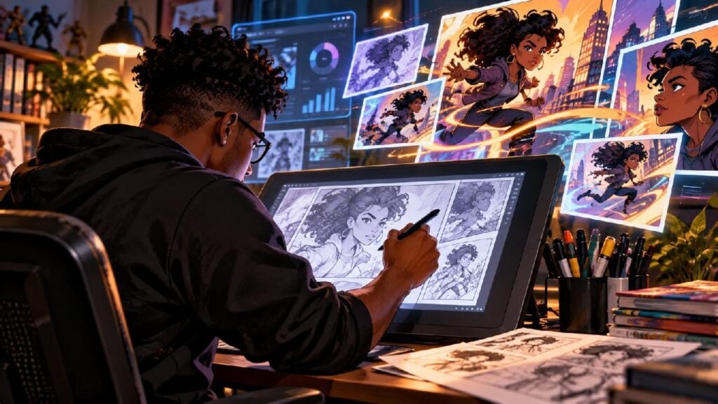 Technology gives webcomic artists new storytelling tools - via eurAI
