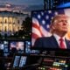 Trump White House MS NOW TV screen - via eurAI