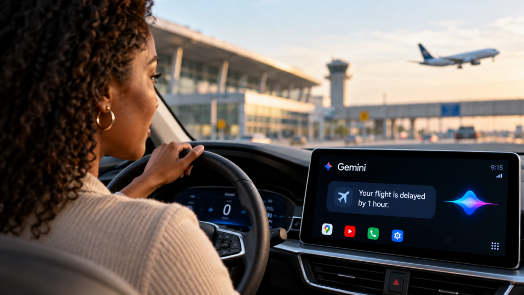 Google Adds Personal Intelligence to Gemini in Cars