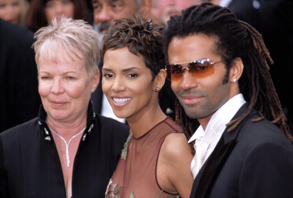 Halle Berry with her mother at Eric Benet and Oscars