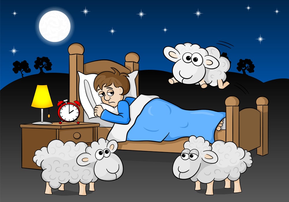 sleepless man